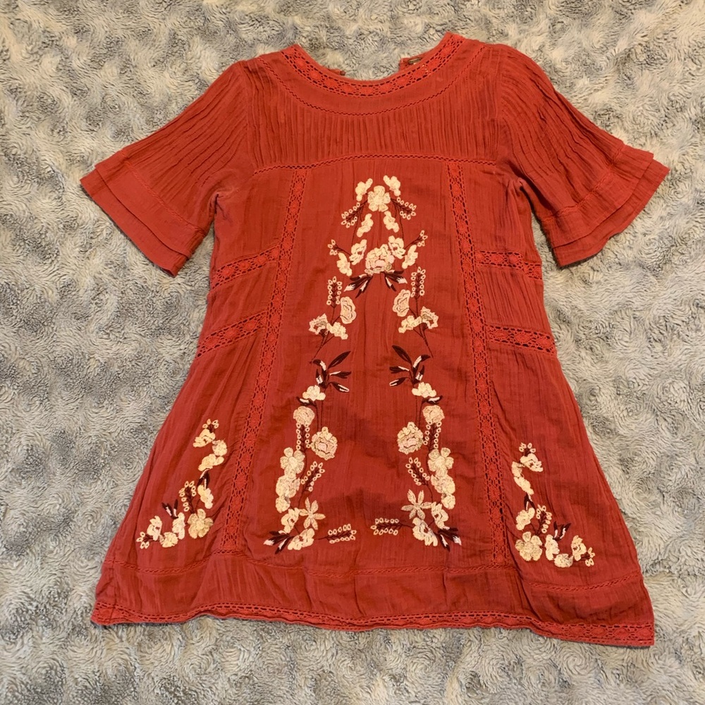 Free People Boho Stitched Dress